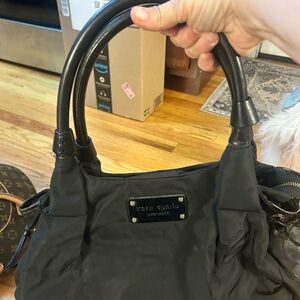 Kate Spade Black Nylon Shoulder Bag
